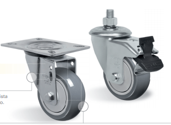 Rodízio PVC L12 Schioppa
