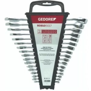 Jogo de chaves combinadas  6 a 22 (17 peças) red marca Gedore