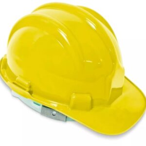 Capacete de segurança amarelo aba frontal
