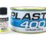 Massa plástica branca com catalisador 400g marca Maxirubber