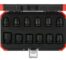 Jogo soquete R63003012 impacto encaixe ½’’ 12 peças marca Gedore red