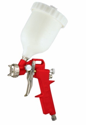 Pistola de pintura gravitacional CH HG-40 RED 600 ml marca Chiaperini