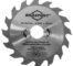 Disco serra circular widea 4.3/8  16dt. marca Brasfort