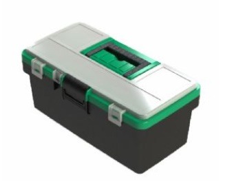 Caixa de ferramentas 14" marca Carbografite