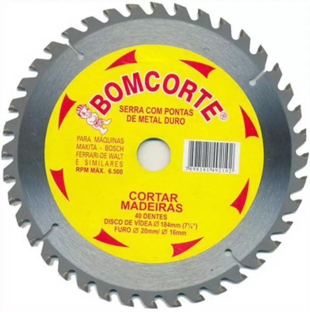 Disco serra circular widea md 10" x 48 d marca Bomcorte