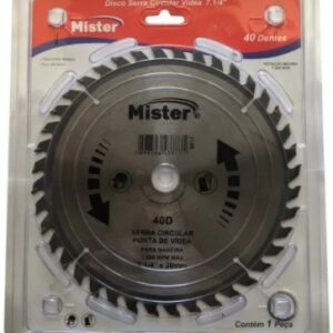 Disco serra circular widea 4.3/8  40dt marca Mister